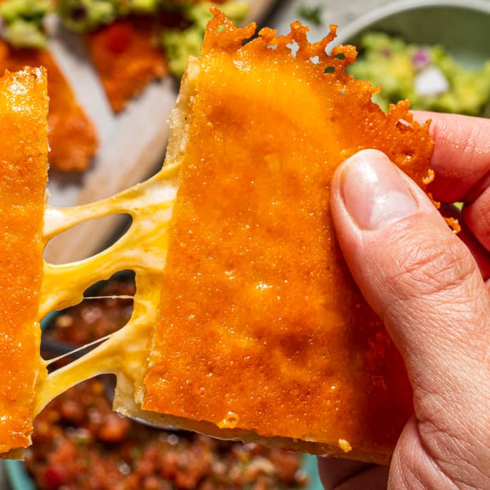 This Quesadilla Has Cheese on the Inside—and Outside undefined